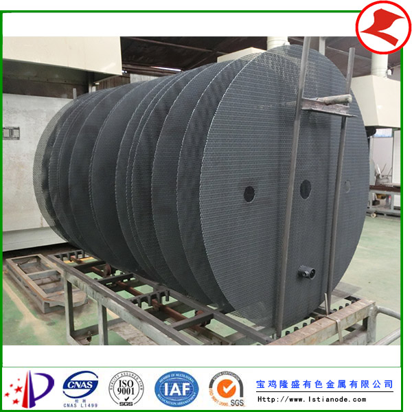 化工廢水處理用鈦陽(yáng)極網(wǎng)發(fā)貨于南京客戶