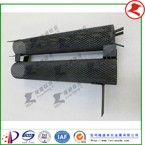 污水處理用鈦陽極網(wǎng)筒發(fā)貨于河北客戶