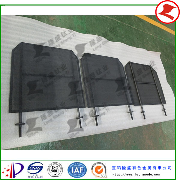 工業(yè)廢水處理用鈦陽極已發(fā)貨